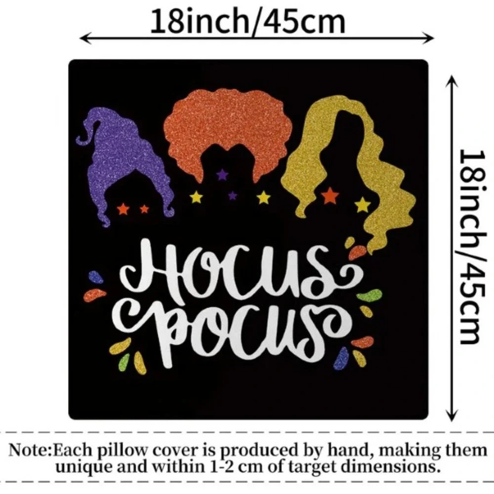 NWOT~~Hocus Pocus-AMUCK! AMUCK! AMUCK! Peach Skin Pillowcase